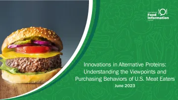 国际食品信息委员会+替代蛋白质的创新:了解美国肉食者的观点和购买行为-英-45页