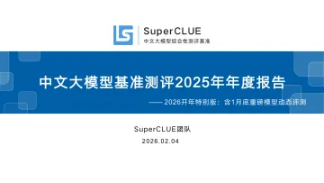 中文大模型基准测评2025年年度报告-SuperCLUE 听光Vic