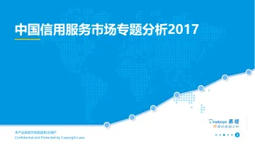 中国信用服务市场专题分析2017 (5)