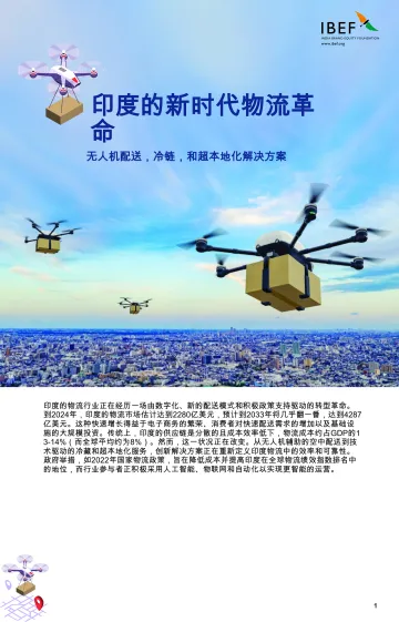 印度的新时代物流革命:无人机配送,冷链,和超本地化解决方案-印度品牌资产基金会 听光Vic_1