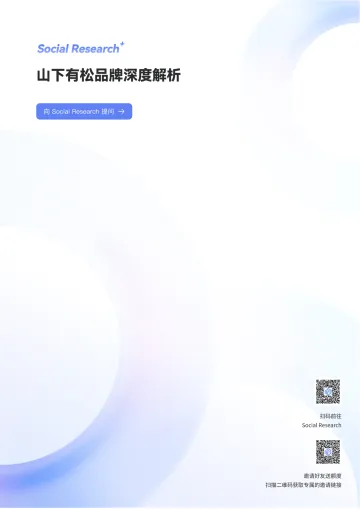 山下有松品牌深度解析-数说故事 听光Vic