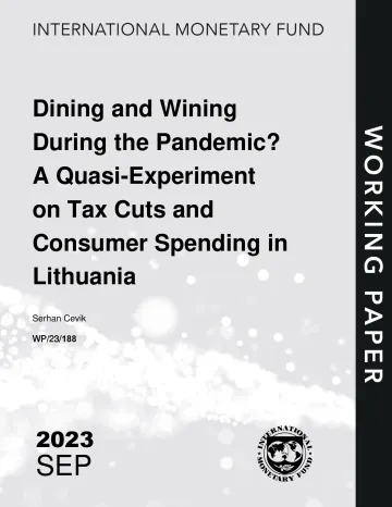IMF-疫情期间的就餐和饮酒?立陶宛减税和消费者支出的准实验(英)-2023.9-15页