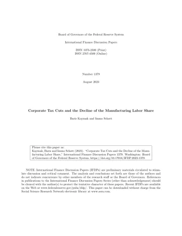 美联储-企业减税与制造业劳动力份额下降(英)-2023.8-68页_1