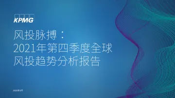 2021年第四季度全球风投趋势分析报告-毕马威-2022.3-42页_1