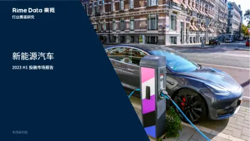 新能源汽车2023年上半年投融市场报告-30页-WN10