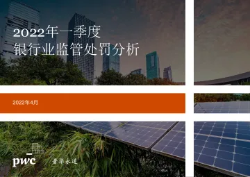 2022年一季度银行业监管处罚分析-29页