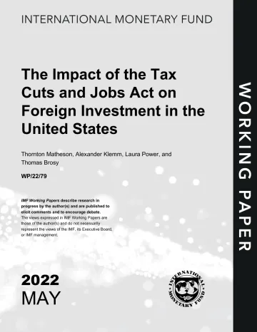 IMF-《减税和就业法案》对美国外国投资的影响(英)-2022.5-30页