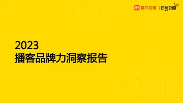 播客营销创享会-2023播客品牌力洞察报告-喜马拉雅&日谈公园-2023-38页 听光Vic