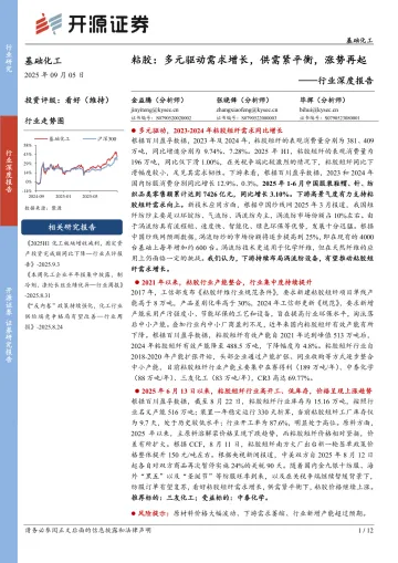 基础化工行业深度报告:粘胶:多元驱动需求增长,供需紧平衡,涨势再起-开源证券 听光Vic_1