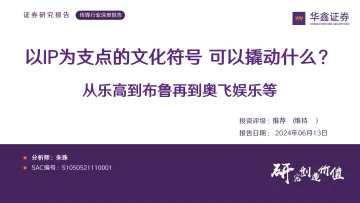 传媒行业深度报告:从乐高到布鲁再到奥飞娱乐等:以IP为支点的文化符号 可以撬动什么?-华鑫证券听光Vic_1