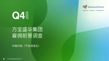 万宝盛华集团雇佣前景调查2024 Q4中国内地(不含港澳台)-万宝盛华-2024-62页