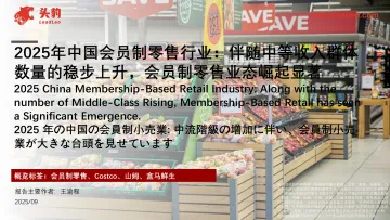 2025年中国会员制零售行业：伴随中等收入群体数量的稳步上升，会员制零售业态崛起显著-头豹研究院 听光Vic_1