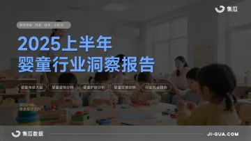 2025上半年婴童行业报告-集瓜数据 听光Vic