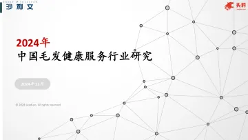 头豹研究院&沙利文-2024年中国毛发健康服务行业研究