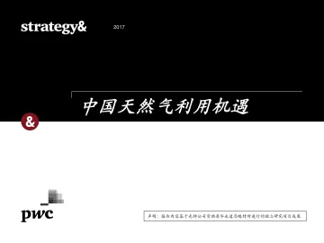 中国天然气利用机遇