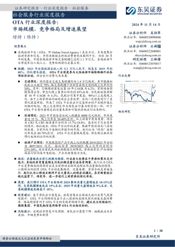 OTA行业深度报告:市场规模、竞争格局及增速展望 听光Vic_1