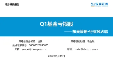 东吴策略·行业风火轮:Q1基金亏损股-20220519-东吴证券-15页