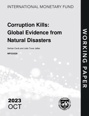 IMF-腐败致死:来自自然灾害的全球证据(英)-2023.10-15页