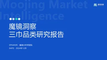 三巾品类研究报告-魔镜洞察-202502 听光Vic
