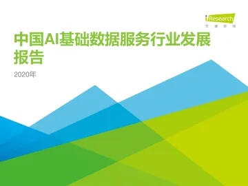 2020年中国AI基础数据服务行业研究报告