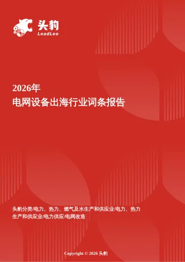 2026年电网设备出海行业词条报告-头豹研究院 听光Vic_1