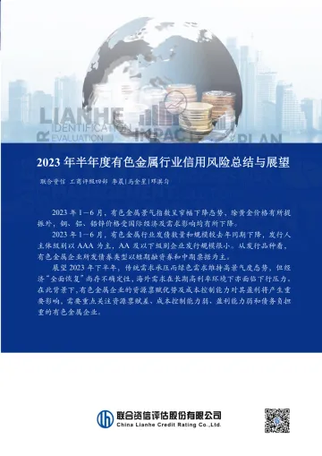 2023年半年度有色金属行业信用风险总结与展望-2023.10-13页-WN10