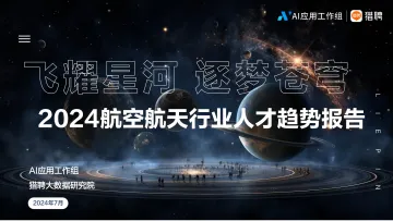 AI应用工作组&猎聘-2024航空航天行业人才趋势报告