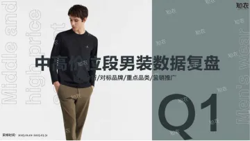 中高价位段男装数据复盘-知衣 听光Vic