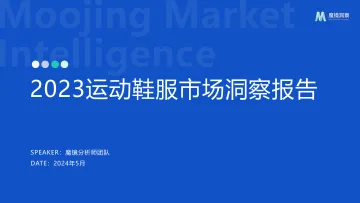 2023运动鞋服市场洞察报告-魔镜洞察 听光Vic