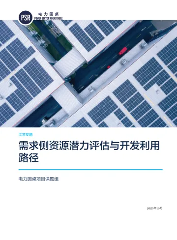 电新行业江苏专题:需求侧资源潜力评估与开发利用路径-中国能源研究会 听光Vic