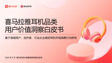 喜马拉雅耳机品类用户价值洞察白皮书-喜马拉雅x我爱音频网 听光Vic_1