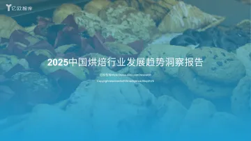 2025中国烘焙行业发展趋势洞察报告v3 听光Vic