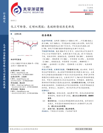 基础化工行业化工可转债、定增双周报：惠城转债创历史新高-太平洋 听光Vic.pdf 