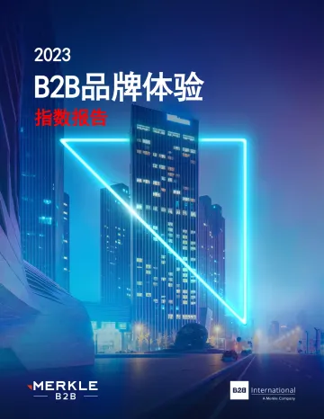 Merkle 2023 B2B品牌体验指数报告-26页-WN10