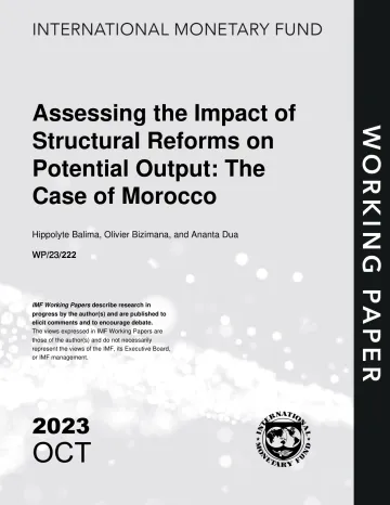 IMF-评估结构改革对潜在产出的影响:以摩洛哥为例(英)-2023.10-34页
