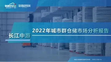 2022年长江中游城市群仓储市场分析报告-48页