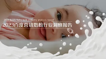 2023百度营销奶粉行业洞察报告--对外版-44页-WN10