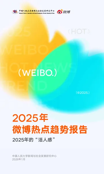 2025年微博热点趋势报告一2025年的“活人感”-微博x中国人民大学 听光Vic