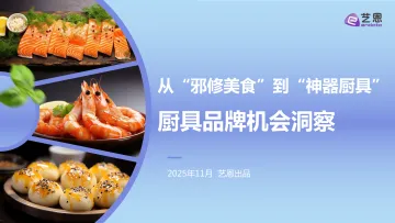 从“邪修美食”到“神器厨具”厨具品牌机会洞察-艺恩 听光Vic