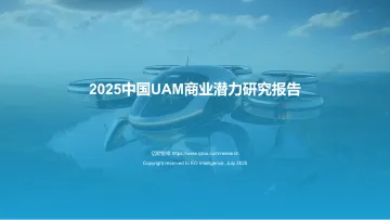 2025中国UAM商业潜力研究报告-亿欧智库 听光Vic
