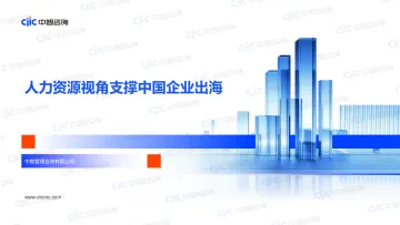 出海:人力资源视角支撑中国企业出海-40页