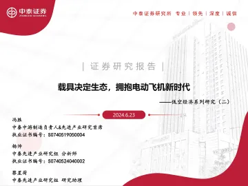 低空经济系列研究(二):载具决定生态,拥抱电动飞机新时代-中泰证券 听光Vic_1