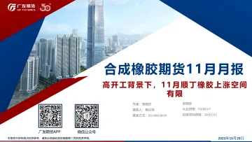 合成橡胶期货11月月报:高开工背景下,11月顺丁橡胶上涨空间有限-20231029-广发期货-29页