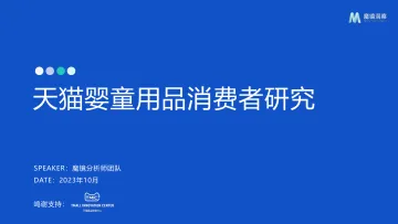 【魔镜洞察】天猫婴童用品消费者研究-27页