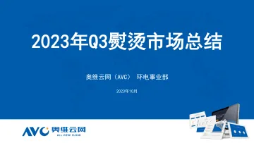 2023年Q3挂烫机&电熨斗市场总结-21页-WN11