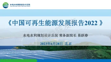 中国可再生能源发展报告2022-水电水利规划设计总院 易跃春-2023-WN10