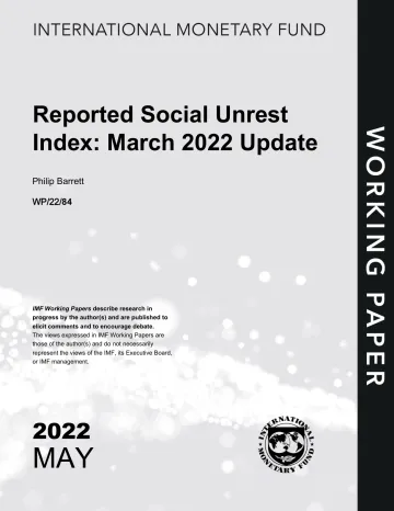 IMF-报告的社会动荡指数:2022年3月更新(英)-8页