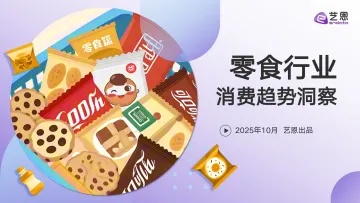 零食行业消费趋势洞察-艺恩 听光Vic