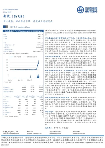 海通国际-新氧科技-SY.US-首次覆盖:乘轻医美东风,有望成为连锁龙头 听光Vic