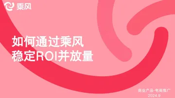 2024小红书乘风平台:①如何通过乘风稳定ROI并放量-24页_1